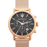 Maserati Epoca Black Dial Gold Mesh Bracelet Watch For Men - R8873618005 Buy Now By Maserati