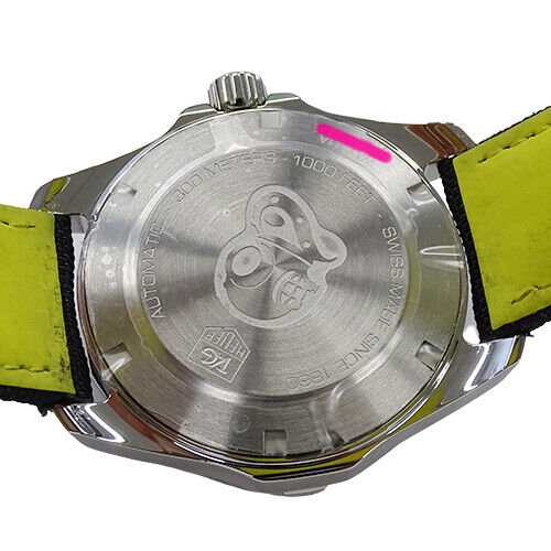 Tag Heuer Aquaracer Calibre 5 Automatic Black Dial Black Nylon Strap Watch for Men - WAY211A.FC6362 Buy Now By Tag Heuer