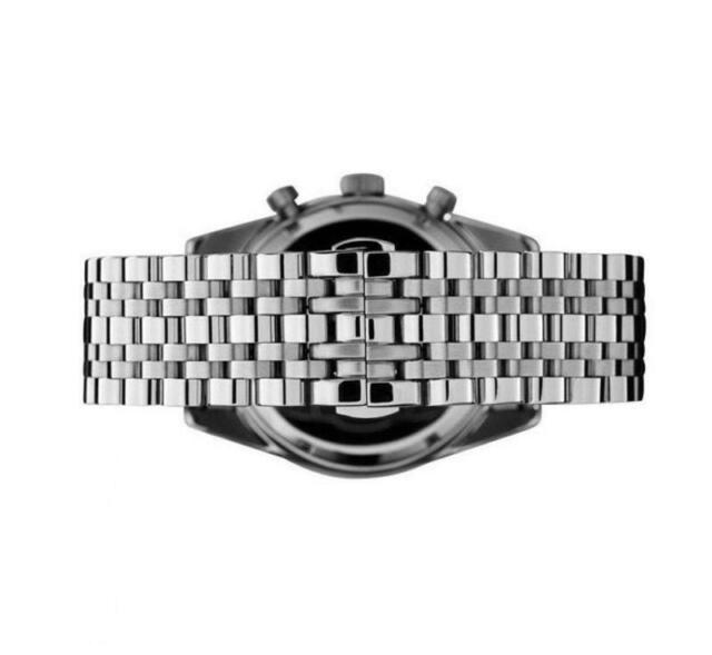 Emporio Armani Team Italia Chronograph Black Dial Silver Steel Strap Watch For Men - AR5983 Buy Now By Emporio Armani