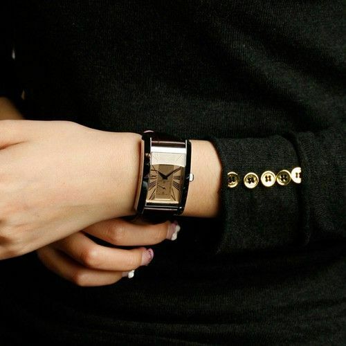 Emporio Armani Classic Beige Dial Brown Leather Strap Watch For Men - AR0154 Buy Now By Emporio Armani