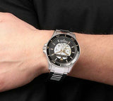 Maserati SFIDA Automatic Black Dial Silver Steel Strap Watch For Men - R8823140002 Buy Now By Maserati