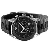 Emporio Armani Sportivo Black Dial Two Tone Ceramic Bracelet Watch For Men - AR5866 Buy Now By Emporio Armani