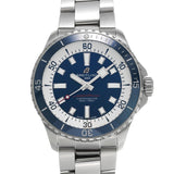 Breitling Superocean Automatic 42mm Blue Dial Silver Steel Strap Watch for Men - A17375E71C1A1 Buy Now By Breitling