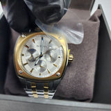 Bulova Classic Multi Function Silver Dial Two Tone Steel Strap Watch for Men - 98C142 Buy Now By Bulova