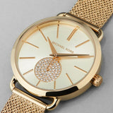 Michael Kors Portia Gold Dial Gold Mesh Bracelet Watch for Women - MK3844 Buy Now By Michael Kors