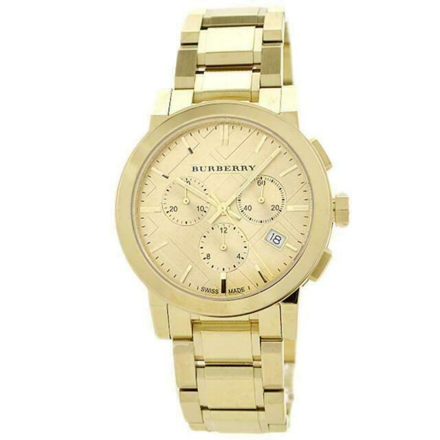Burberry The City Gold Dial Gold Steel Strap Watch for Women - BU9753 Buy Now By Burberry