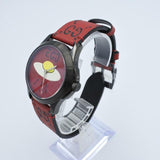 Gucci G Timeless Ghost Red Dial Red Leather Strap Watch For Men - YA1264023 Buy Now By Gucci