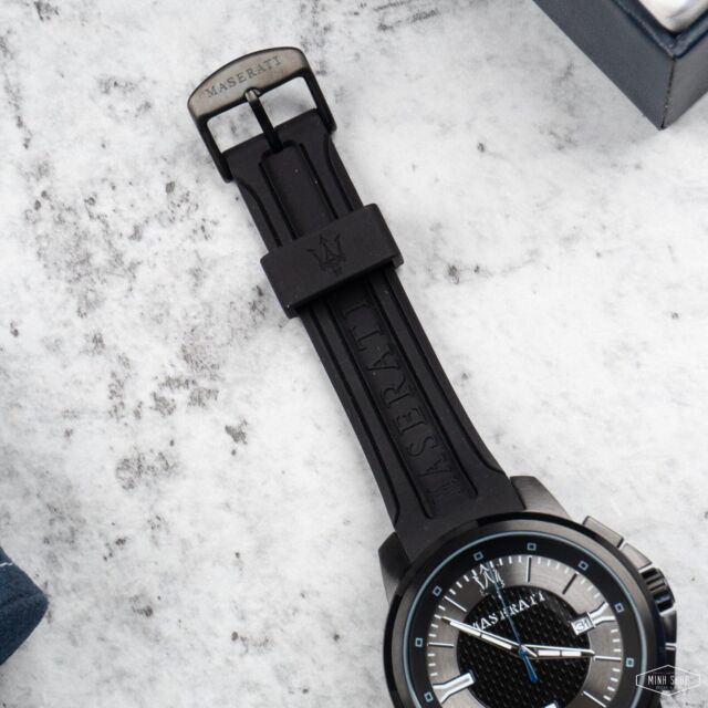 Maserati SFIDA Black Dial Black Rubber Strap Watch For Men - R8851123004 Buy Now By Maserati