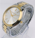 Michael Kors Runway Slim Silver Dial Two Tone Stainless Steel Strap Watch for Women - MK3198 Buy Now By Michael Kors
