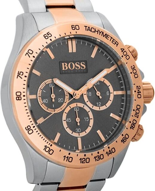 Hugo Boss Ikon Grey Dial Two Tone Steel Strap Watch for Men - 1513339 Buy Now By Hugo Boss