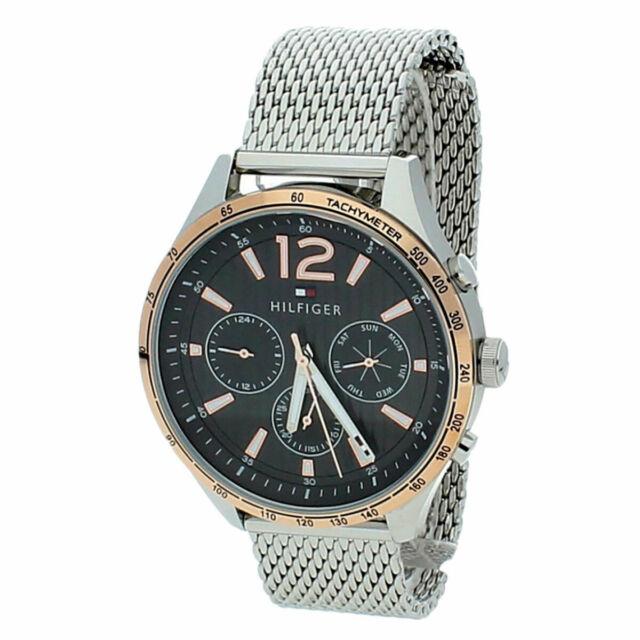 Tommy Hilfiger Gavin Chronograph Quartz Grey Dial Silver Mesh Bracelet Watch for Men - 1791466 Buy Now By Tommy Hilfiger