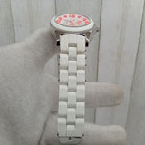 Marc Jacobs Pelly White Dial White Silicone Strap Watch for Women - MBM2588 Buy Now By Marc Jacobs