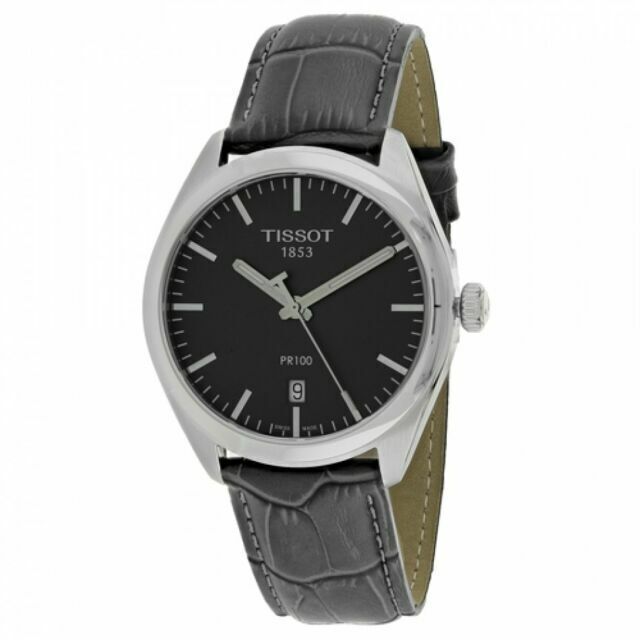 Tissot PR 100 Quartz Leather Strap Watch For Men - T101.410.16.441.00 Buy Now By Tissot