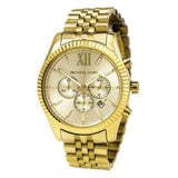Michael Kors Lexington Gold Dial Gold Steel Strap Watch for Men - MK8281 Buy Now By Michael Kors