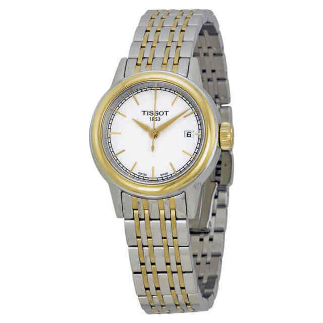 Tissot Carson Steel Lady White Dial Quartz Watch For Women - T085.210.22.011.00 Buy Now By Tissot