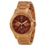 Marc Jacobs Rock Chronograph Mother of Pearl Red Dial Rose Gold Steel Strap Unisex Watch - MBM3251 Buy Now By Marc Jacobs