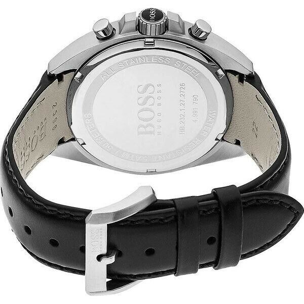 Hugo Boss Driver Sport Chronograph Blue Dial Black Leather Strap Watch for Men - 1513077 Buy Now By Hugo Boss