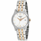 Tissot T Classic Tradition Lady White Dial Two Tone Steel Strap Watch For Women - T063.210.22.037.01 Buy Now By Tissot