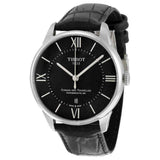 Tissot Chemin Des Tourelles Powermatic 80 Black Dial Black Leather Strap Watch For Men - T099.407.16.058.00 Buy Now By Tissot