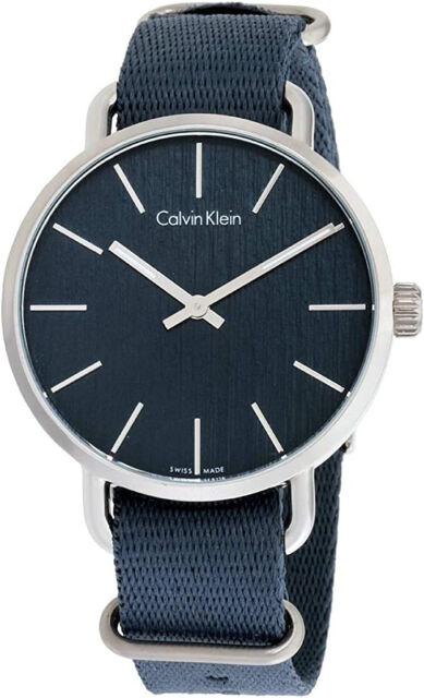 Calvin Klein Even Green Dial Green NATO Strap Watch for Men - K7B211WL Buy Now By Calvin Klein