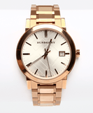 Burberry The City White Dial Rose Gold Steel Strap Watch for Women - BU9004 Buy Now By Burberry