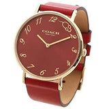 Coach Perry Red Dial Red Leather Strap Watch for Women - 14503486 Buy Now By Coach