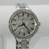 Michael Kors Runway Crystals Silver Dial Silver Steel Strap Watch for Women - MK3822 Buy Now By Michael Kors