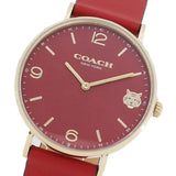 Coach Perry Red Dial Red Leather Strap Watch for Women - 14503867 Buy Now By Coach