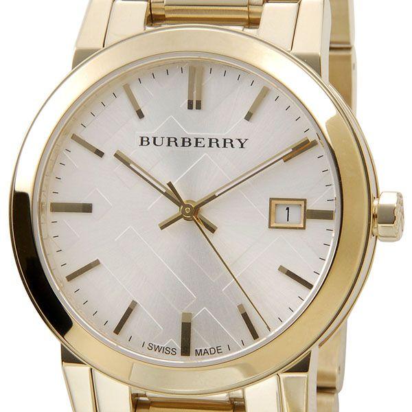 Burberry The City Silver Dial Gold Steel Strap Unisex Watch - BU9003 Buy Now By Burberry