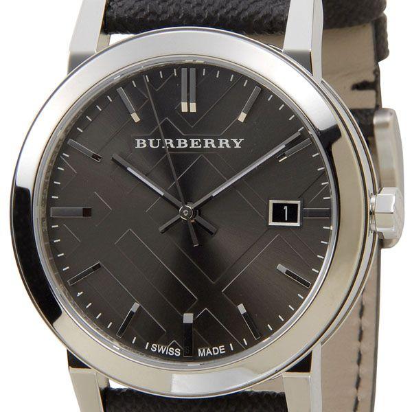 Burberry The City Grey Dial Black Leather Strap Watch for Men - BU9030 Buy Now By Burberry