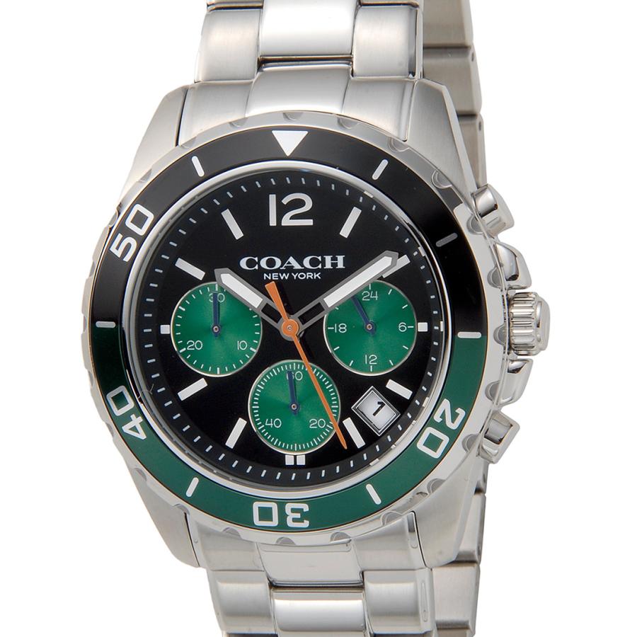 Coach Kent Green Dial Silver Steel Strap Watch for Men - 14602557 Buy Now By Coach