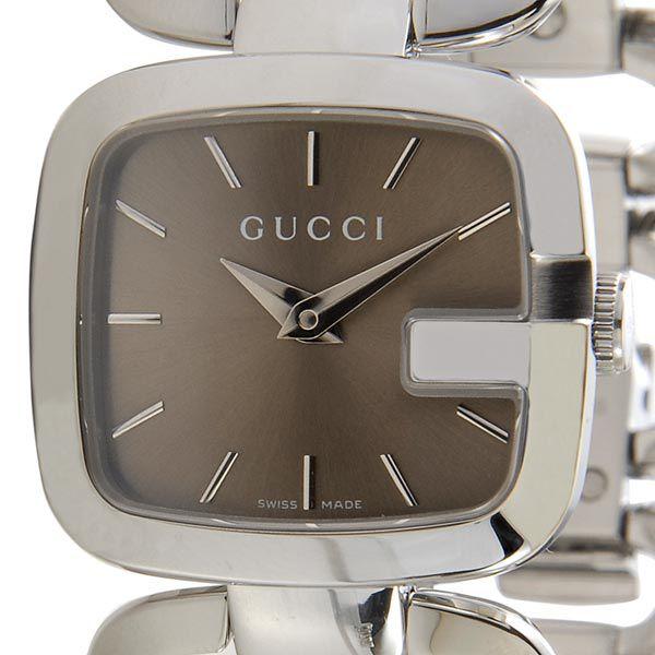 Gucci G Gucci Brown Dial Silver Steel Strap Watch For Women - YA125507 Buy Now By Gucci