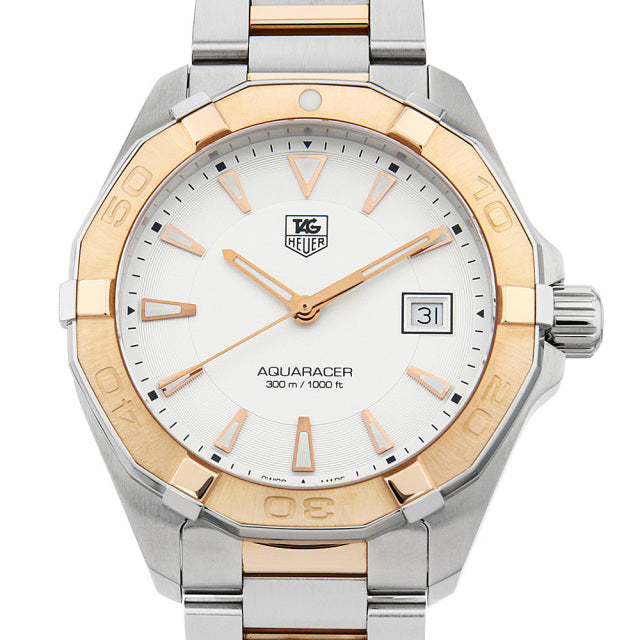 Tag Heuer Aquaracer White Dial Watch for Men - WAY1150.BD0911 Buy Now By Tag Heuer