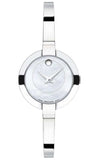 Movado Bela Mother of Pearl Dial Silver Steel Strap Watch For Women - 0606616 Buy Now By Movado