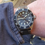 Seiko Prospex 1965 Modern Re Interpretation Automatic Black Dial Silver Steel Strap Watch For Men - SPB143J1 Buy Now By Seiko