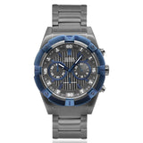 Guess Sport Analog Grey Dial Grey Steel Strap Watch for Men - W0377G5 Buy Now By Guess