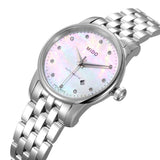 Mido Baroncelli Automatic Mother Of Pearl Dial Silver Steel Strap Watch For Women - M7600.4.69.1 Buy Now By Mido