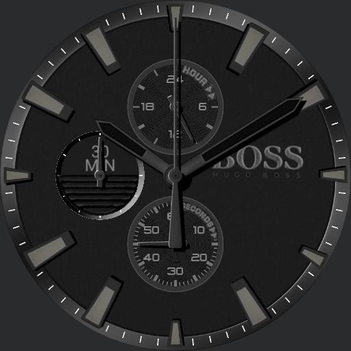 Hugo Boss Rafale Chronograph Black Dial Black Leather Strap Watch For Men - 1513456 Buy Now By Hugo Boss