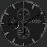 Hugo Boss Rafale Chronograph Black Dial Black Leather Strap Watch For Men - 1513456 Buy Now By Hugo Boss