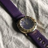 Marc Jacobs Amy Purple Dial Purple Leather Strap Watch for Women - MBM1151 Buy Now By Marc Jacobs