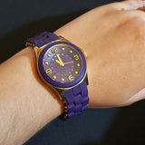 Marc Jacobs Pelly Purple Dial Purple Silicone Strap Watch for Women - MBM2515 Buy Now By Marc Jacobs