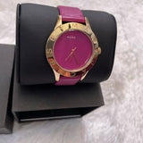 Marc Jacobs Blade Purple Dial Purple Leather Strap Watch for Women - MBM1203 Buy Now By Marc Jacobs