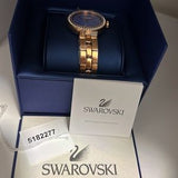 Swarovski Daytime Glittering Blue Dial Rose Gold Steel Strap Watch for Women - 5182277 Buy Now By Swarovski