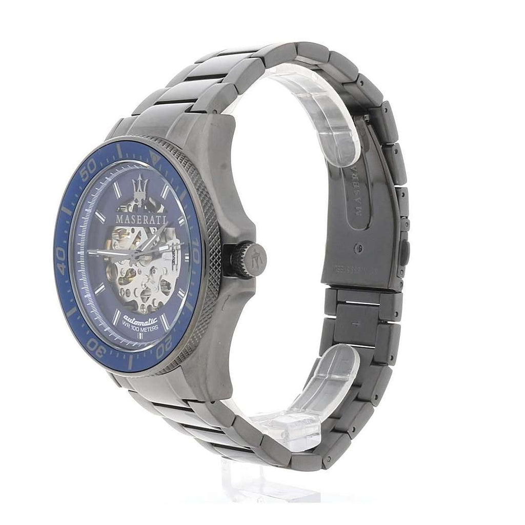 Maserati SFIDA Automatic Blue Dial Silver Steel Strap Watch For Men - R8823140001 Buy Now By Maserati