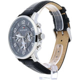 Tommy Hilfiger Keagan Quartz Grey Dial Black Leather Strap Watch for Men - 1791289 Buy Now By Tommy Hilfiger