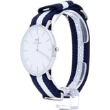 Daniel Wellington Classic Glasgow White Dial Two Tone NATO Strap Watch For Men - DW00100018 Buy Now By Daniel Wellington