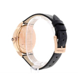 Swarovski Crystalline Hours Black Dial Black Leather Strap Watch for Women - 5295377 Buy Now By Swarovski