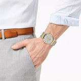 Salvatore Ferragamo Sapphire Silver Dial Two Tone Steel Strap Watch for Men - SFHP00520 Buy Now By Salvatore Ferragamo