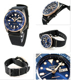 Seiko 5 Sports Automatic Blue Dial Black NATO Strap Watch for Men - SBSA098