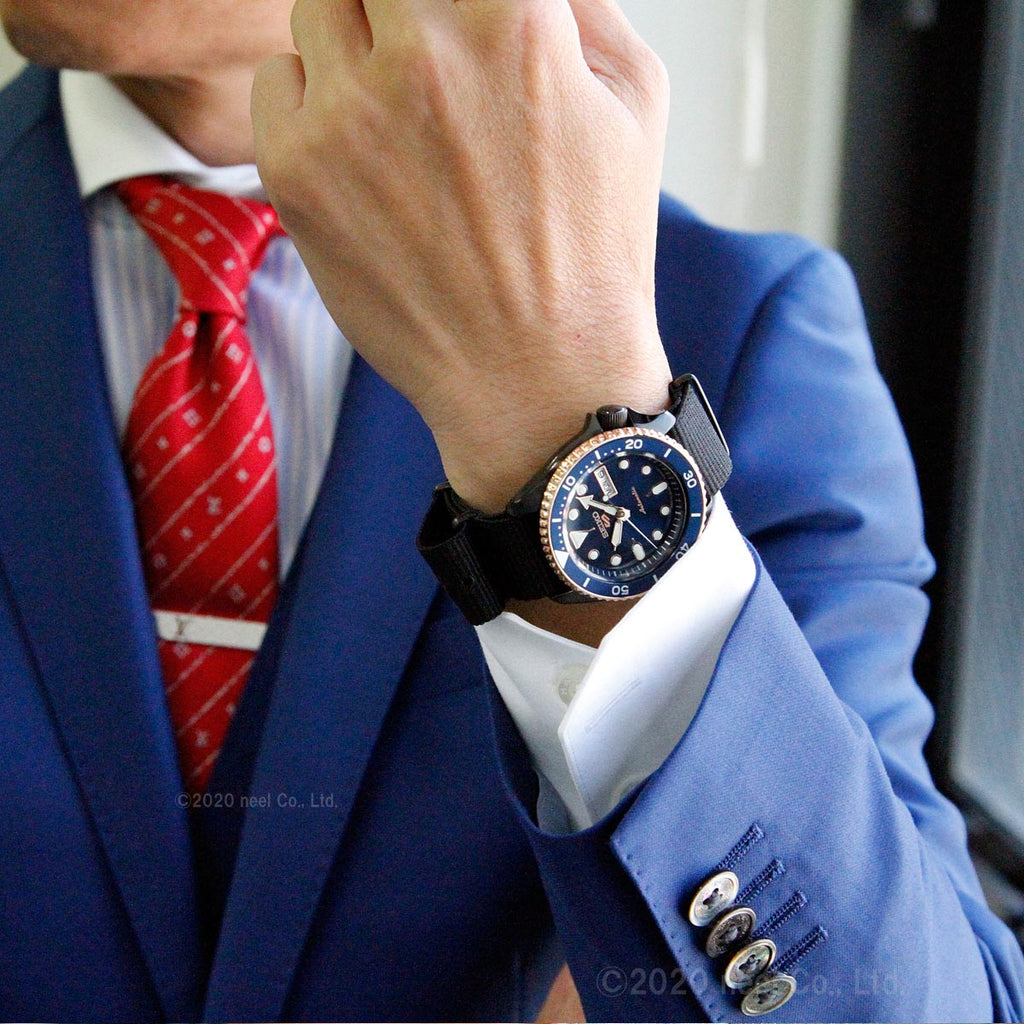 Seiko 5 Sports Automatic Blue Dial Black NATO Strap Watch for Men - SBSA098 Buy Now By Seiko